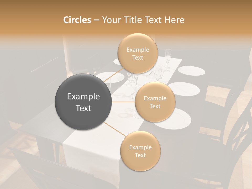 Dining Room Interior 2 PowerPoint Template