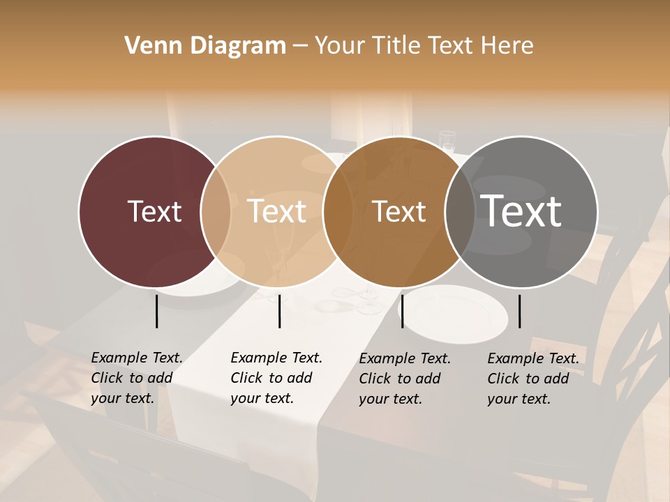 Dining Room Interior 2 PowerPoint Template
