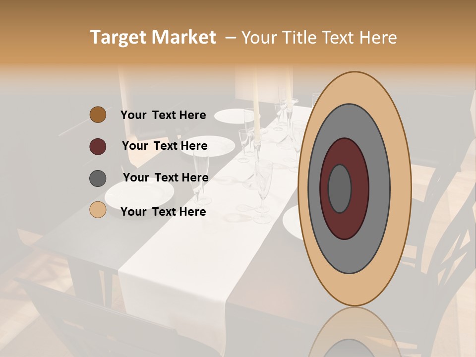 Dining Room Interior 2 PowerPoint Template