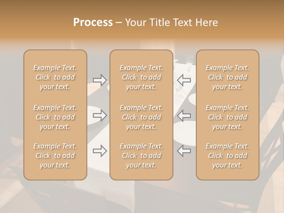 Dining Room Interior 2 PowerPoint Template
