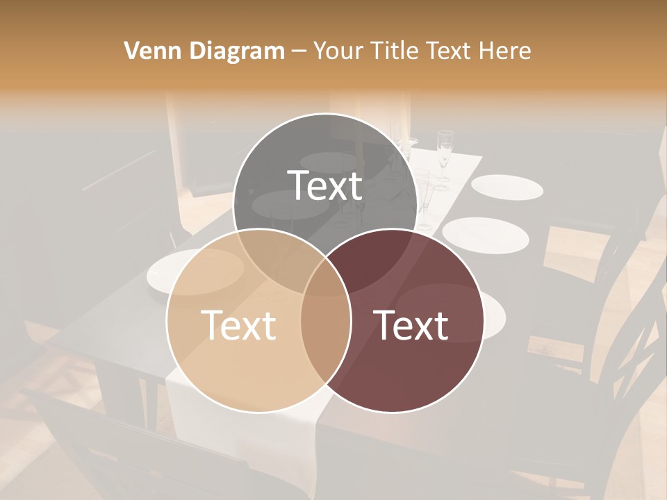 Dining Room Interior 2 PowerPoint Template