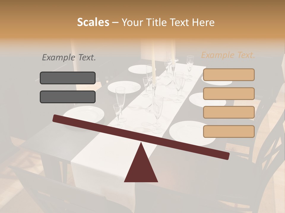 Dining Room Interior 2 PowerPoint Template