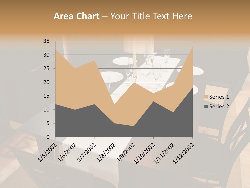 Dining Room Interior 2 PowerPoint Template