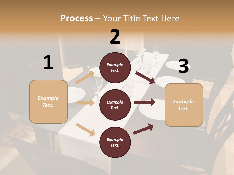 Dining Room Interior 2 PowerPoint Template