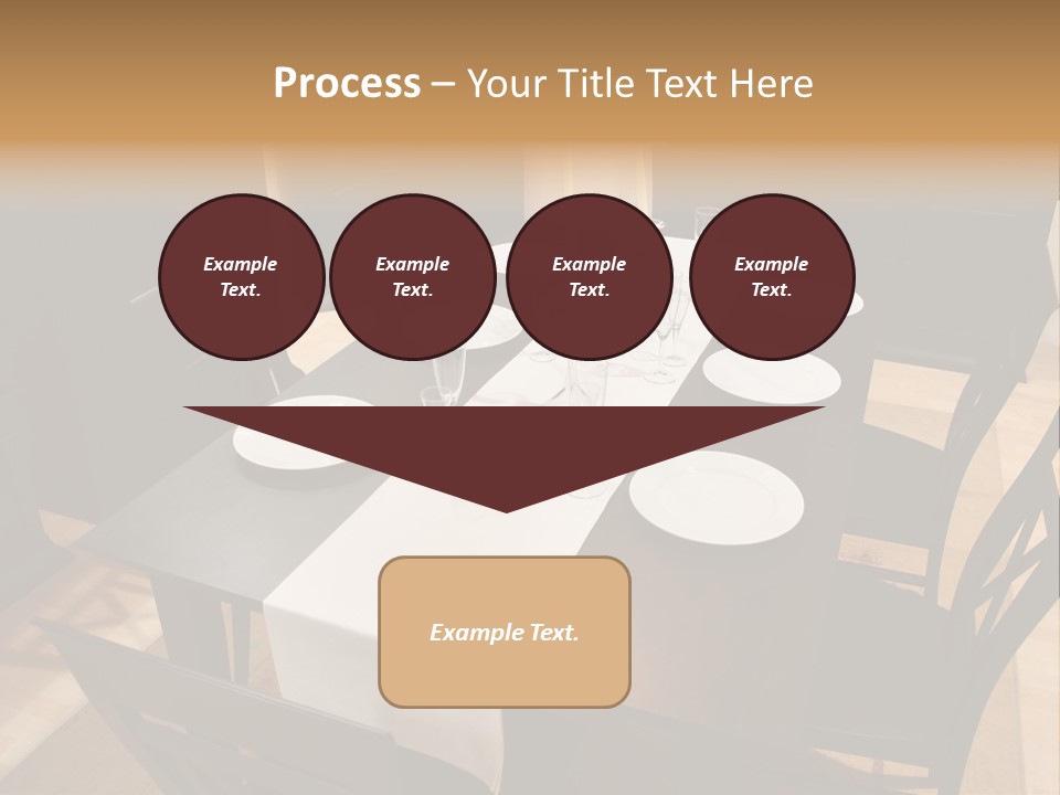 Dining Room Interior 2 PowerPoint Template