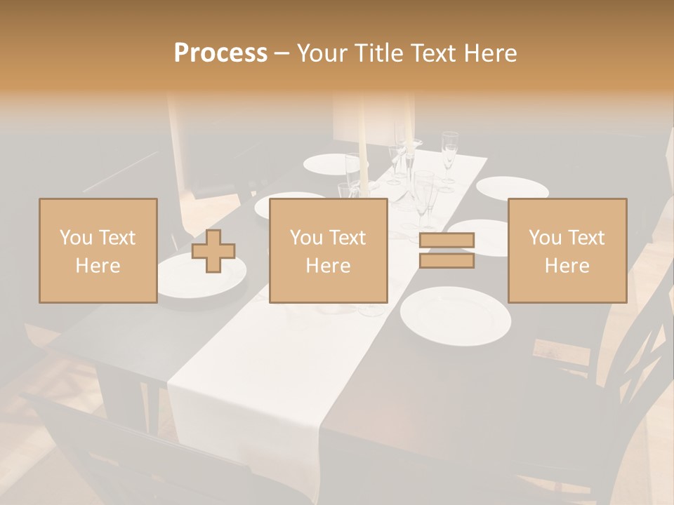 Dining Room Interior 2 PowerPoint Template