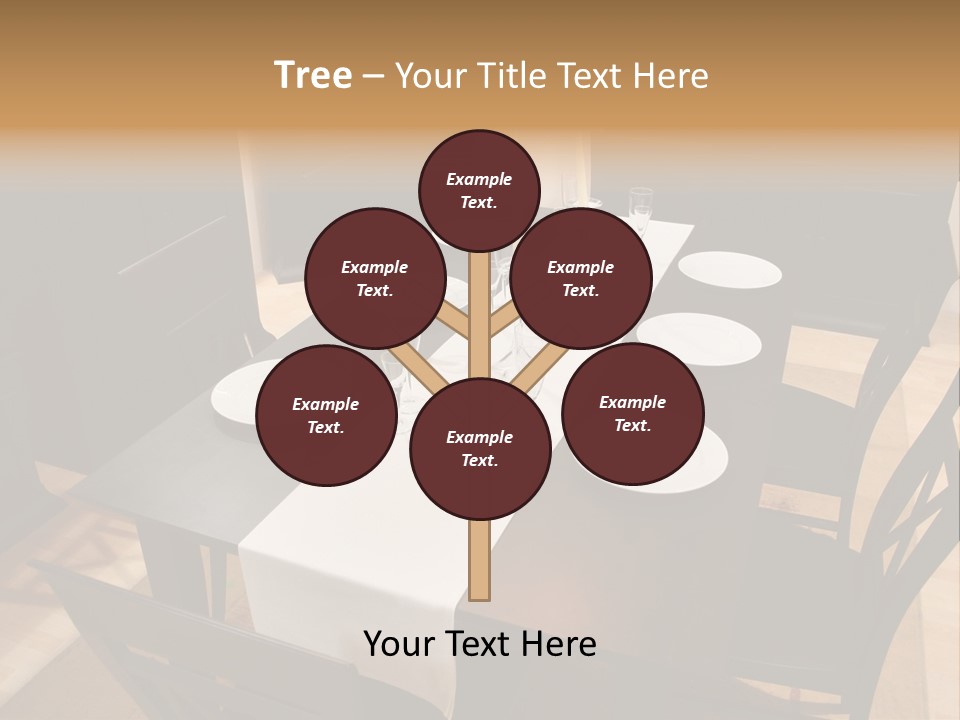 Dining Room Interior 2 PowerPoint Template