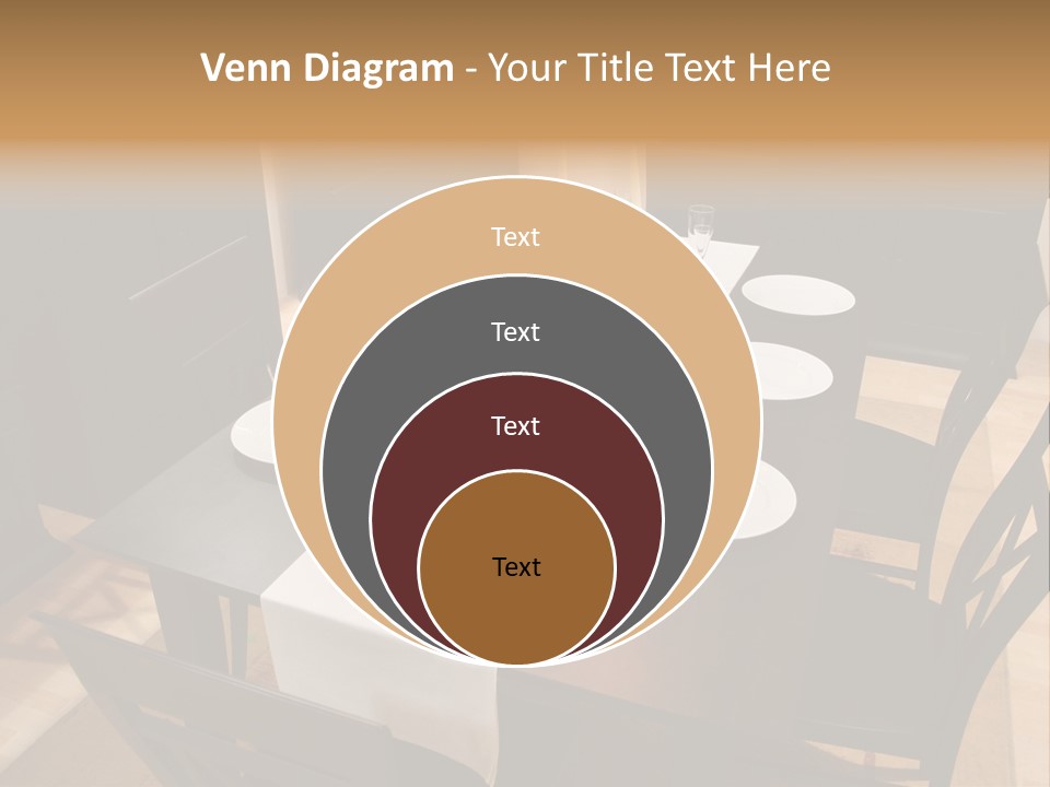 Dining Room Interior 2 PowerPoint Template