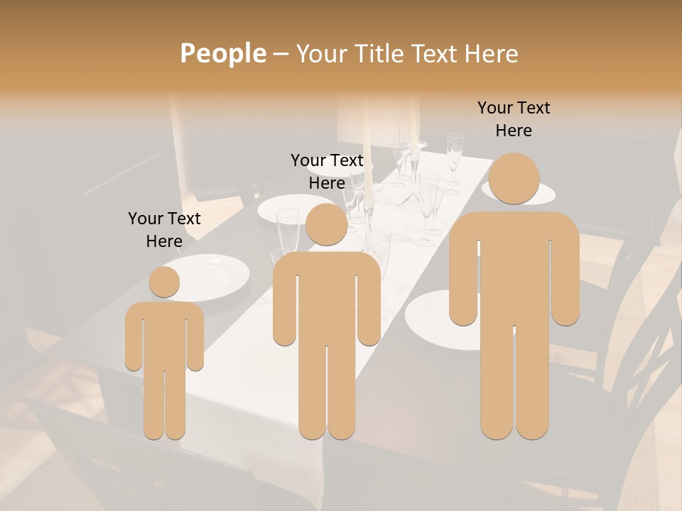 Dining Room Interior 2 PowerPoint Template