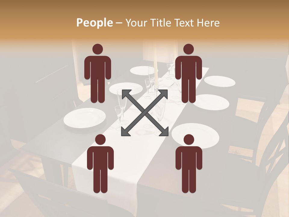 Dining Room Interior 2 PowerPoint Template