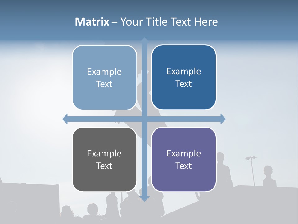 A Person Jumping A Skate Board In The Air PowerPoint Template