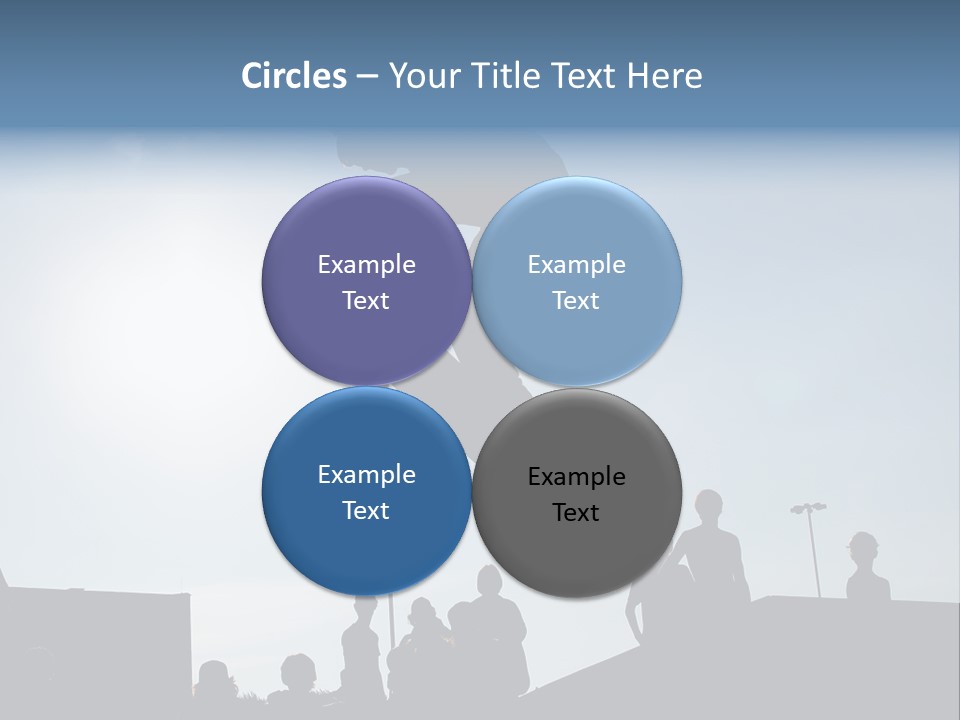 A Person Jumping A Skate Board In The Air PowerPoint Template