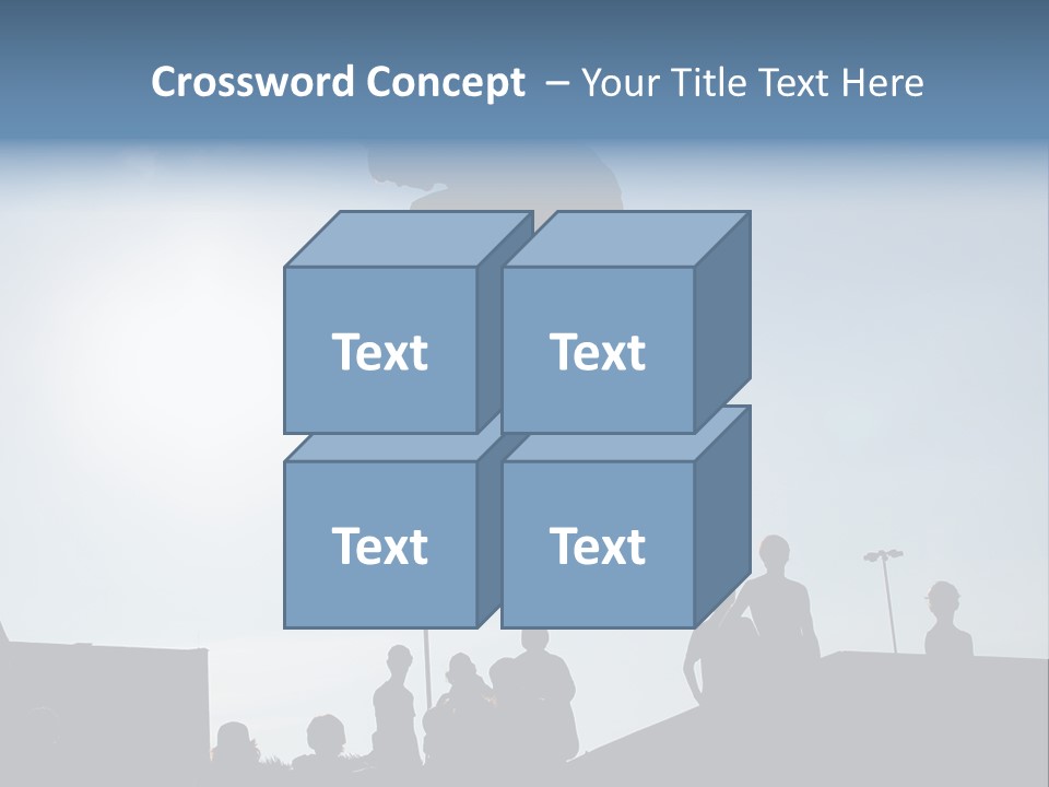 A Person Jumping A Skate Board In The Air PowerPoint Template