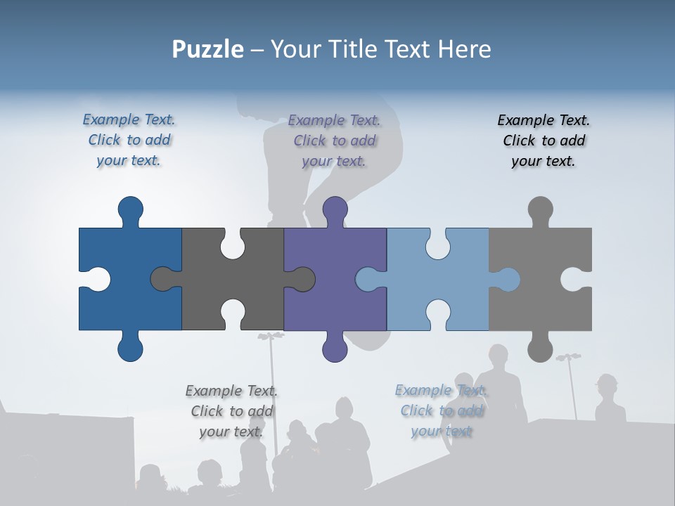 A Person Jumping A Skate Board In The Air PowerPoint Template