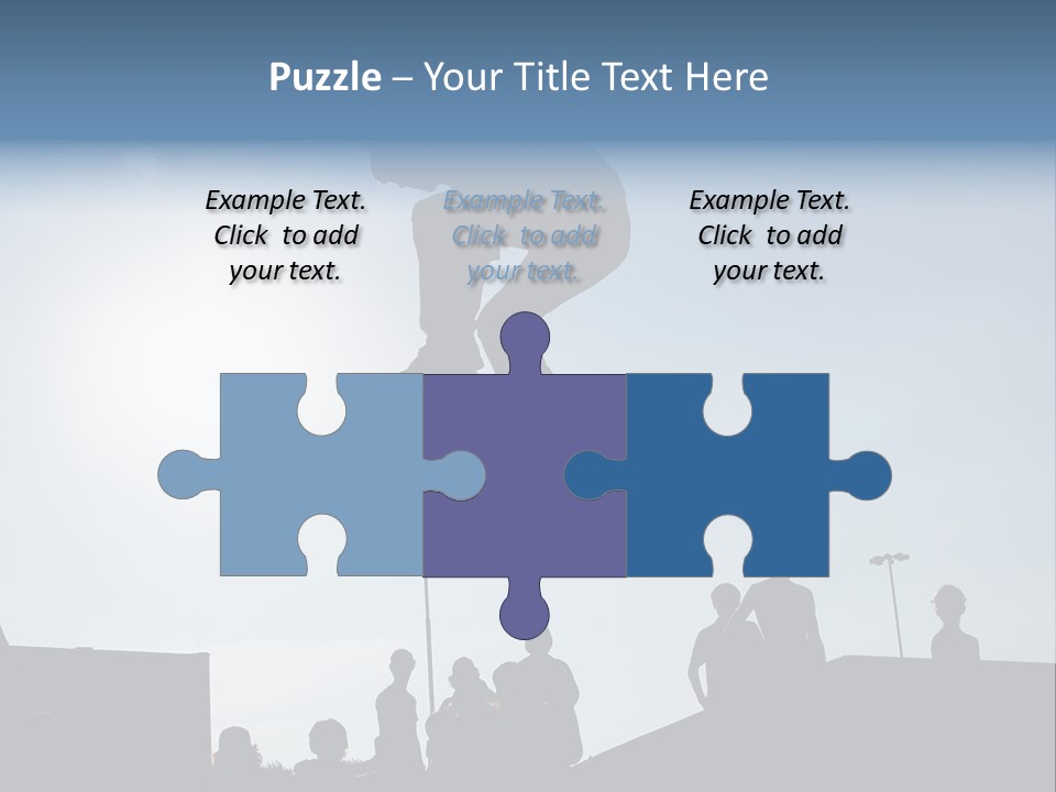 A Person Jumping A Skate Board In The Air PowerPoint Template