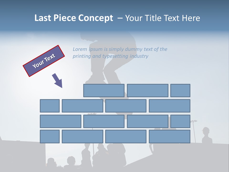 A Person Jumping A Skate Board In The Air PowerPoint Template