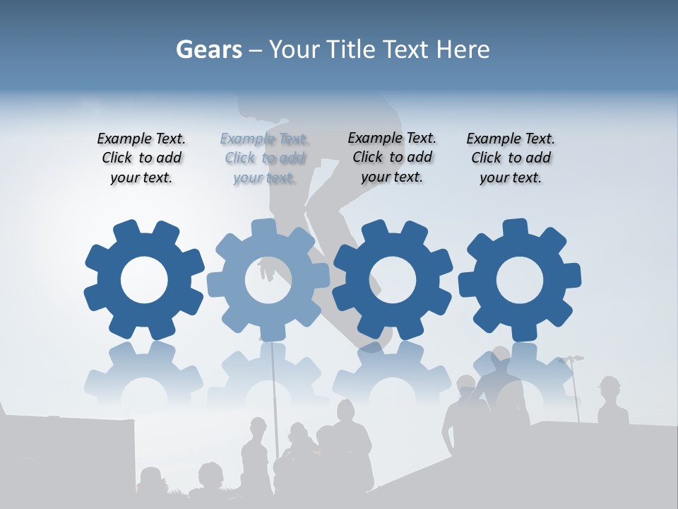 A Person Jumping A Skate Board In The Air PowerPoint Template