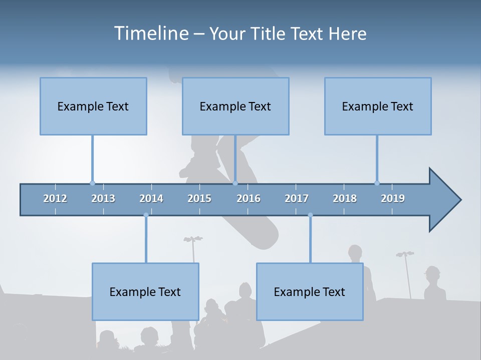 A Person Jumping A Skate Board In The Air PowerPoint Template