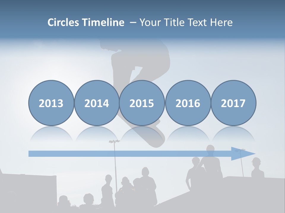 A Person Jumping A Skate Board In The Air PowerPoint Template