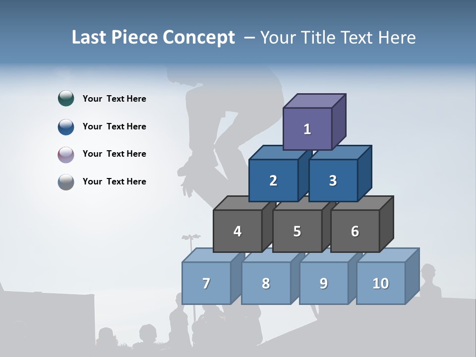 A Person Jumping A Skate Board In The Air PowerPoint Template