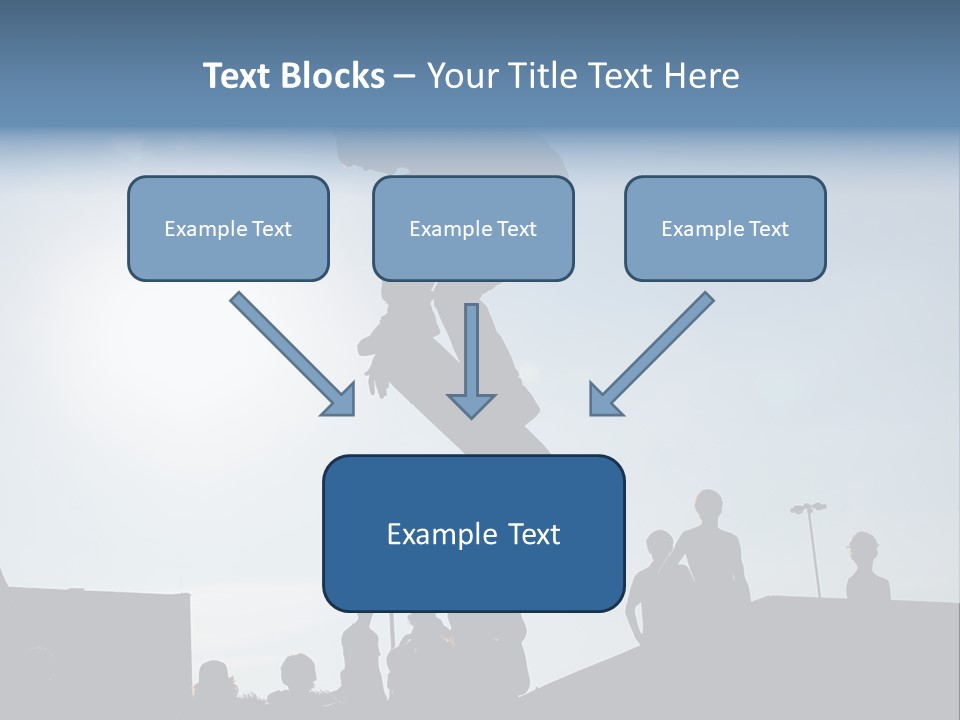 A Person Jumping A Skate Board In The Air PowerPoint Template
