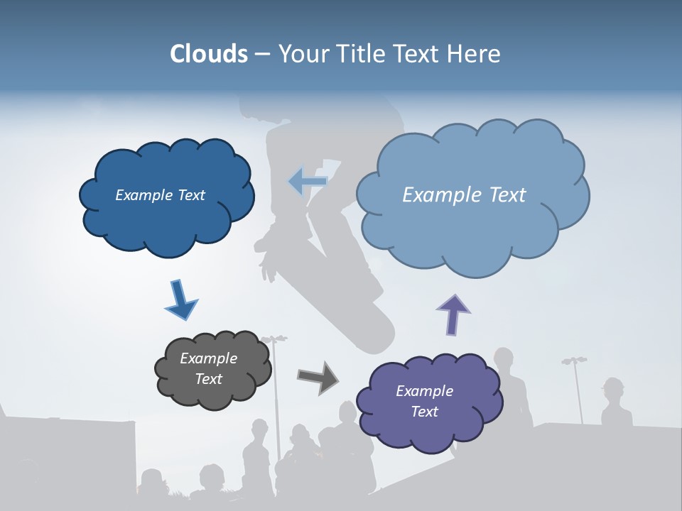 A Person Jumping A Skate Board In The Air PowerPoint Template