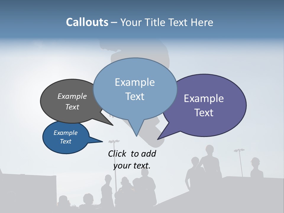 A Person Jumping A Skate Board In The Air PowerPoint Template