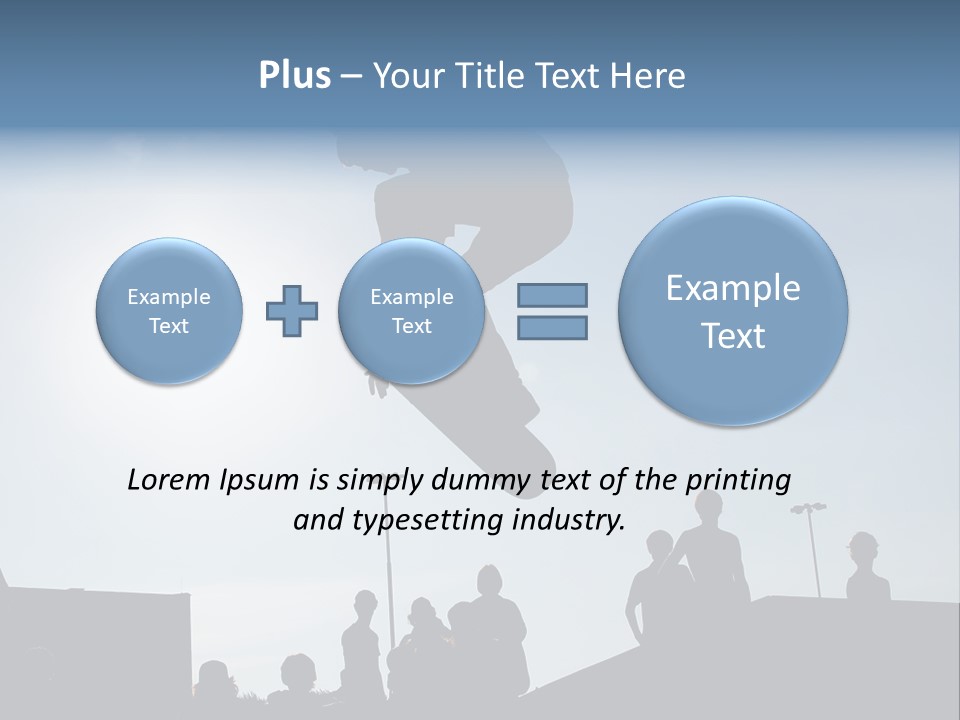 A Person Jumping A Skate Board In The Air PowerPoint Template
