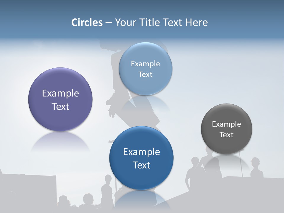 A Person Jumping A Skate Board In The Air PowerPoint Template