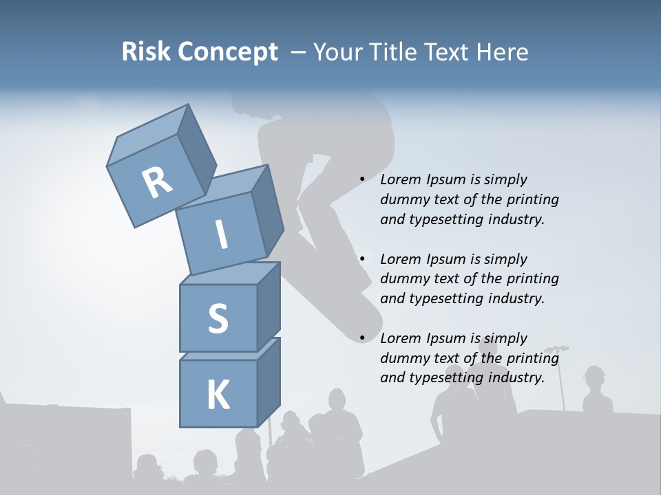 A Person Jumping A Skate Board In The Air PowerPoint Template