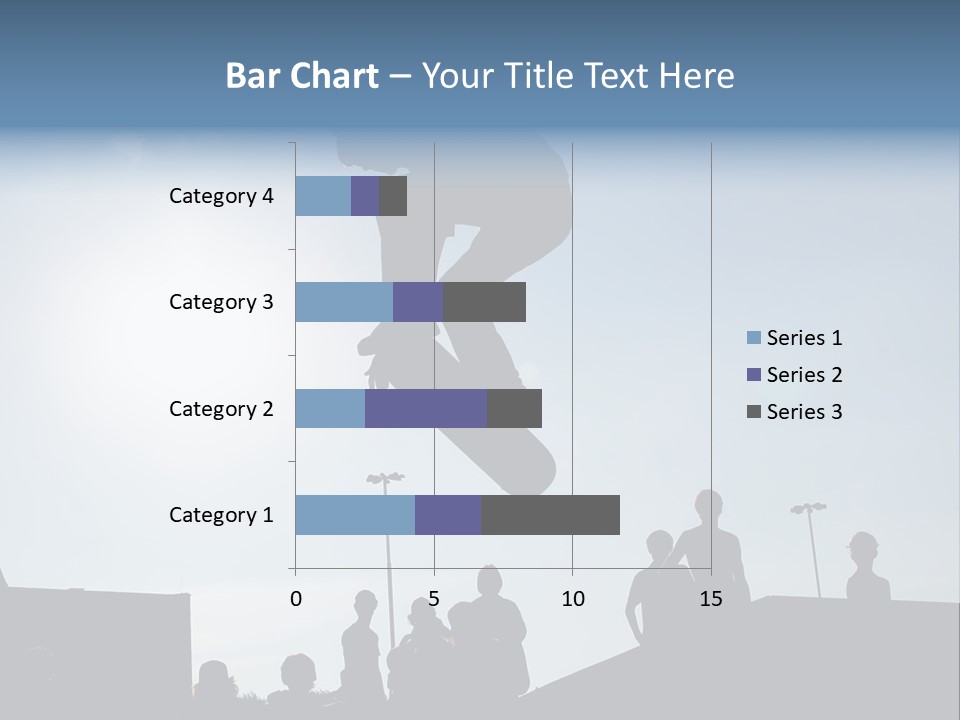 A Person Jumping A Skate Board In The Air PowerPoint Template