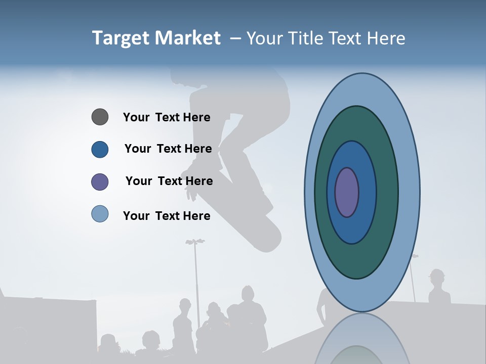 A Person Jumping A Skate Board In The Air PowerPoint Template