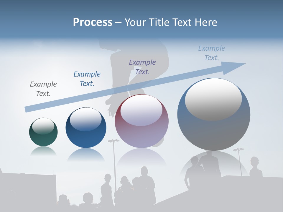 A Person Jumping A Skate Board In The Air PowerPoint Template