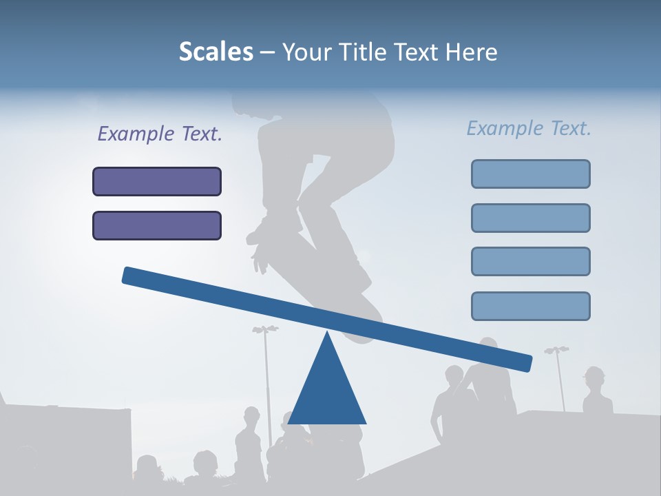 A Person Jumping A Skate Board In The Air PowerPoint Template