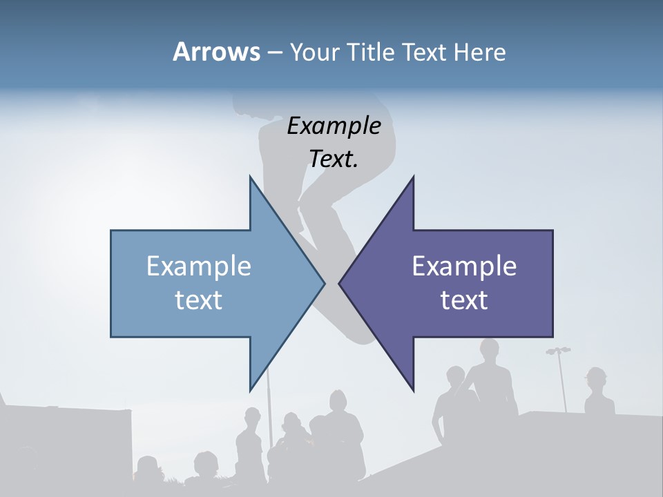 A Person Jumping A Skate Board In The Air PowerPoint Template