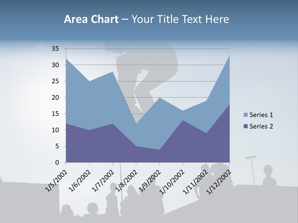 A Person Jumping A Skate Board In The Air PowerPoint Template