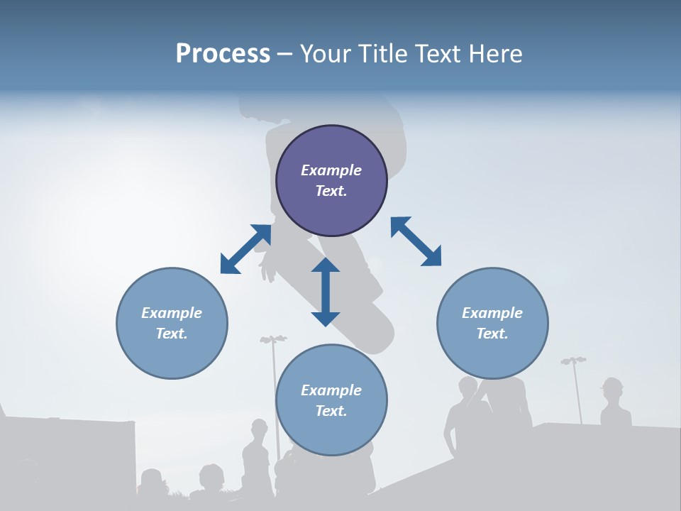 A Person Jumping A Skate Board In The Air PowerPoint Template