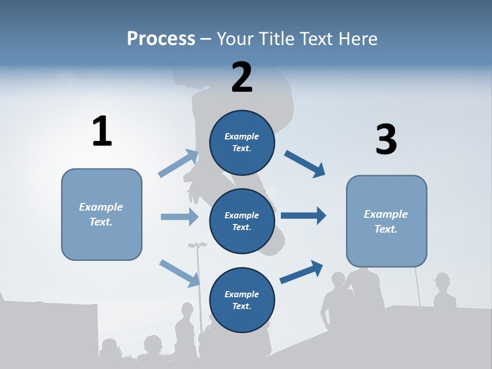 A Person Jumping A Skate Board In The Air PowerPoint Template