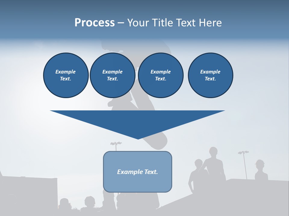 A Person Jumping A Skate Board In The Air PowerPoint Template