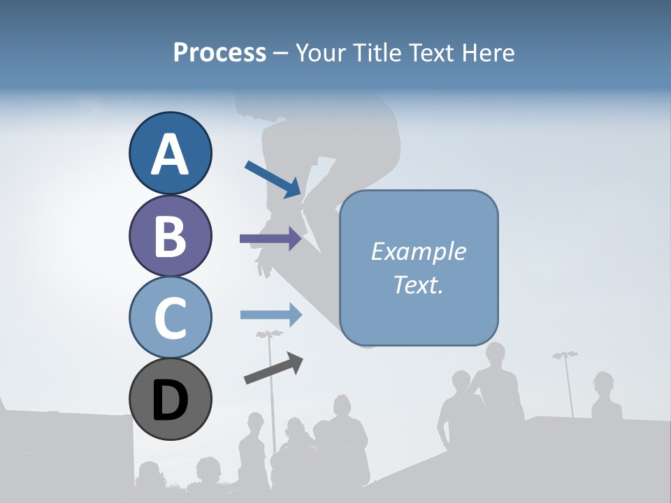 A Person Jumping A Skate Board In The Air PowerPoint Template