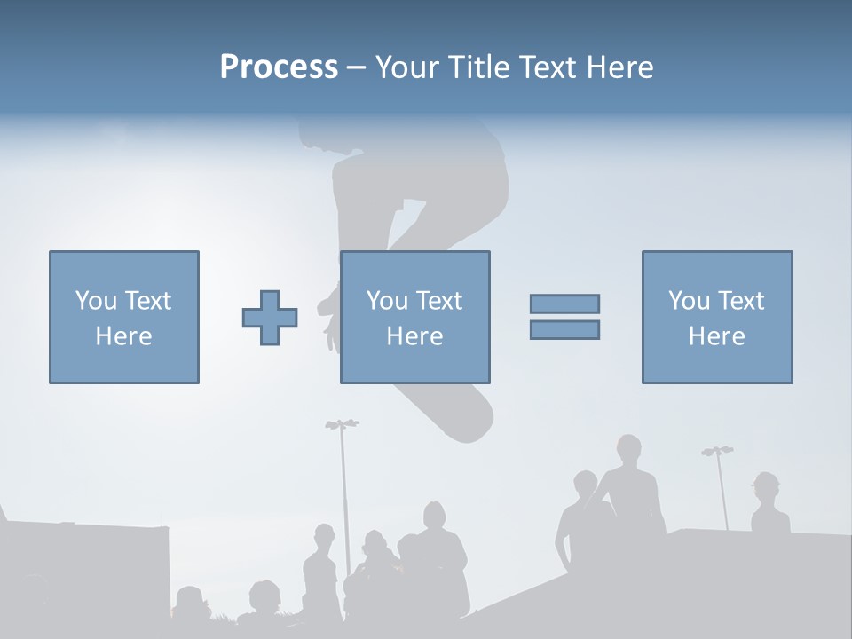 A Person Jumping A Skate Board In The Air PowerPoint Template