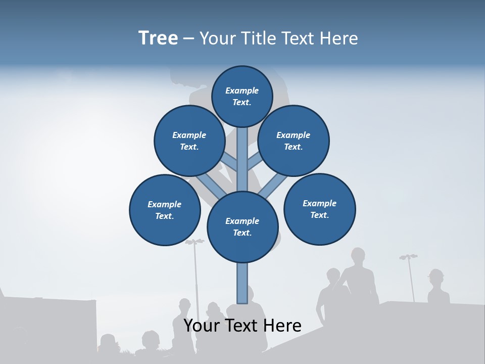 A Person Jumping A Skate Board In The Air PowerPoint Template