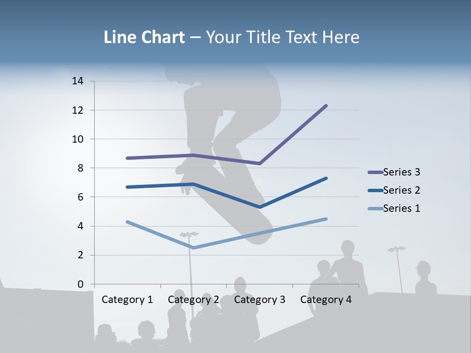 A Person Jumping A Skate Board In The Air PowerPoint Template