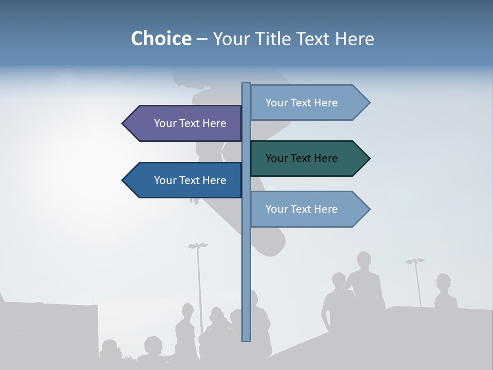 A Person Jumping A Skate Board In The Air PowerPoint Template