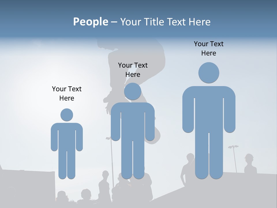 A Person Jumping A Skate Board In The Air PowerPoint Template