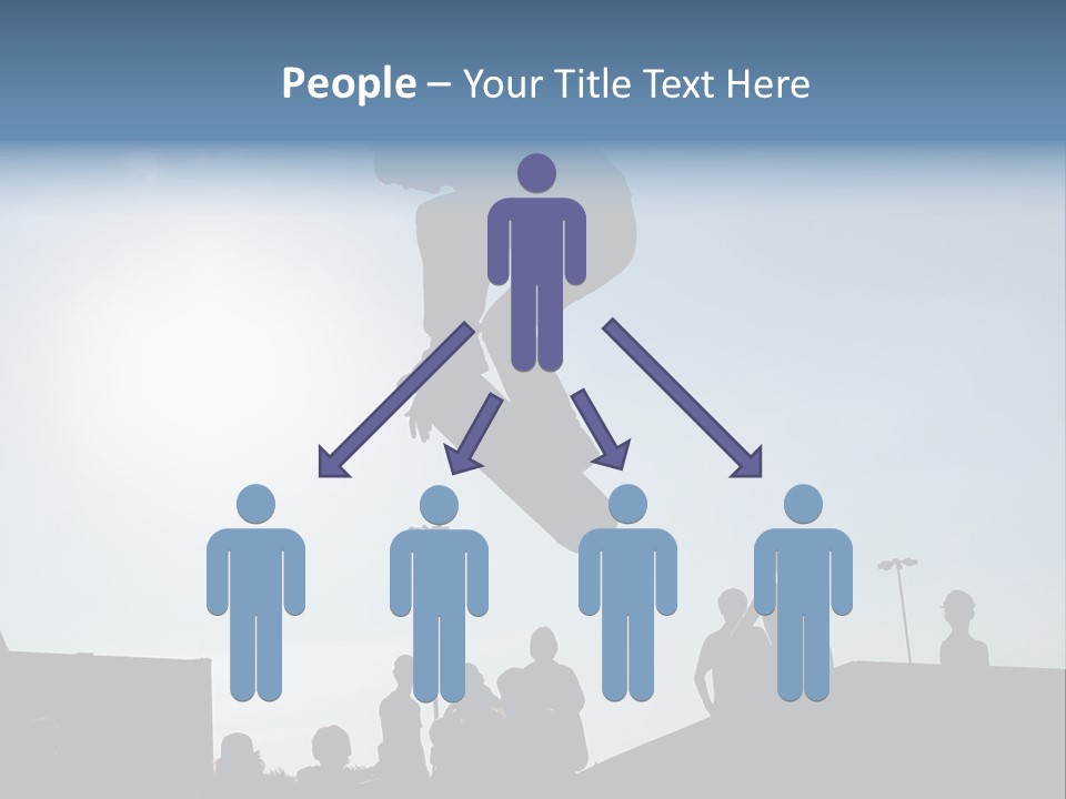 A Person Jumping A Skate Board In The Air PowerPoint Template