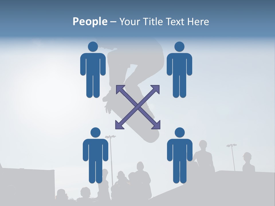 A Person Jumping A Skate Board In The Air PowerPoint Template