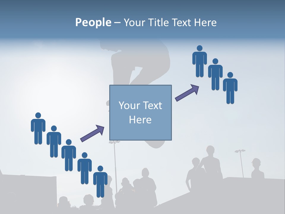 A Person Jumping A Skate Board In The Air PowerPoint Template