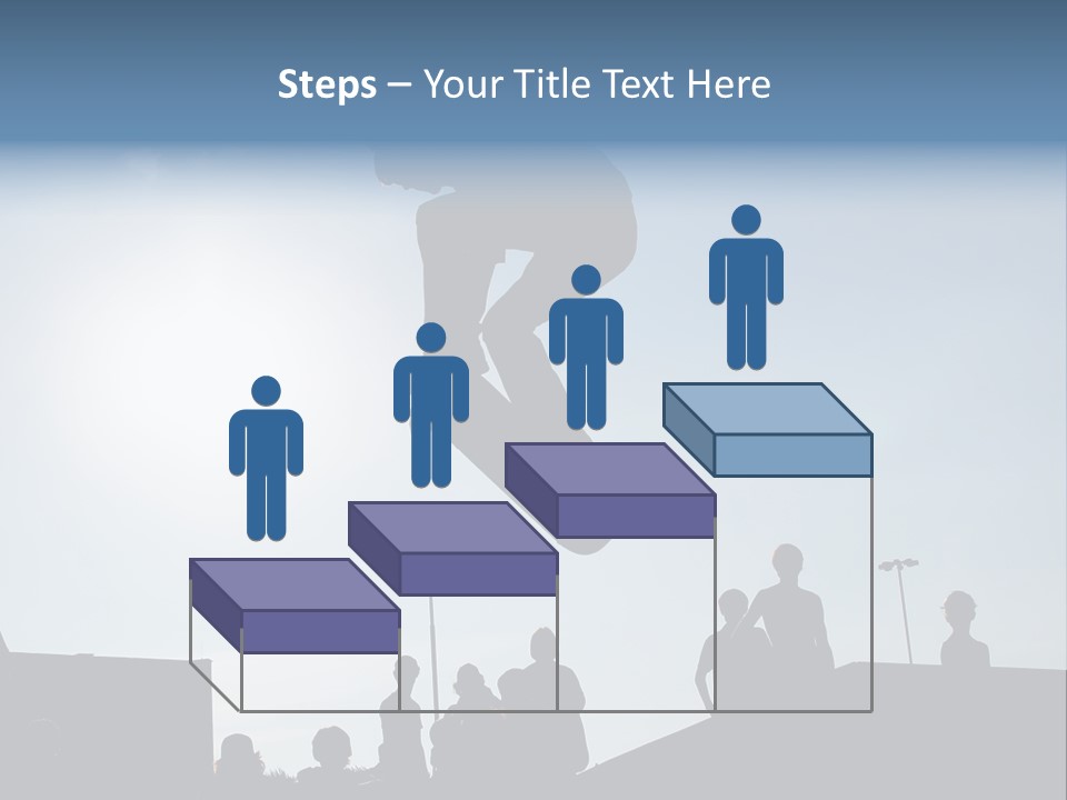 A Person Jumping A Skate Board In The Air PowerPoint Template