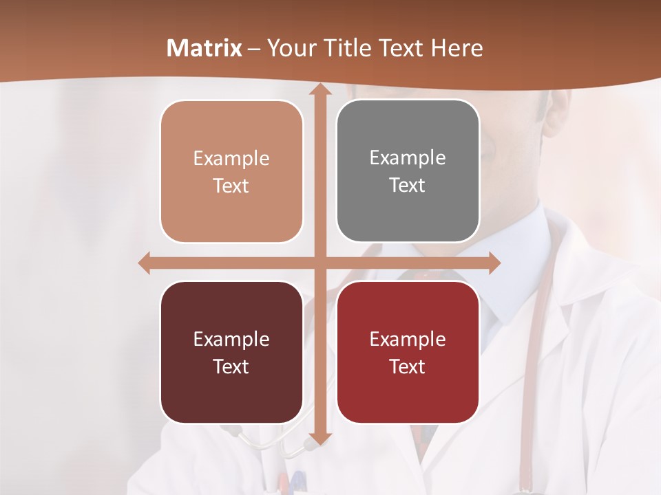 Doctor Looking Into Camera PowerPoint Template